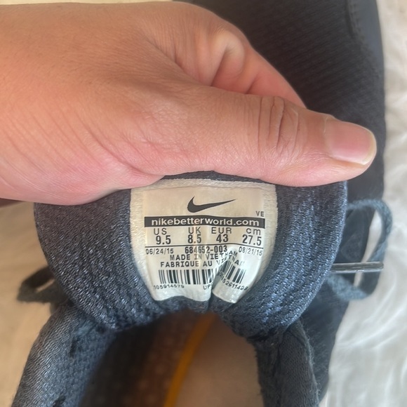 Nike Downshifter 6 Men’s Black/White Running Gym Shoe Sneaker Size 9.5 - Picture 12 of 15